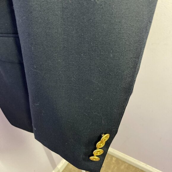 Chaps Navy Wool Blend Blazer, EUC, Size 40R - Picture 9 of 9